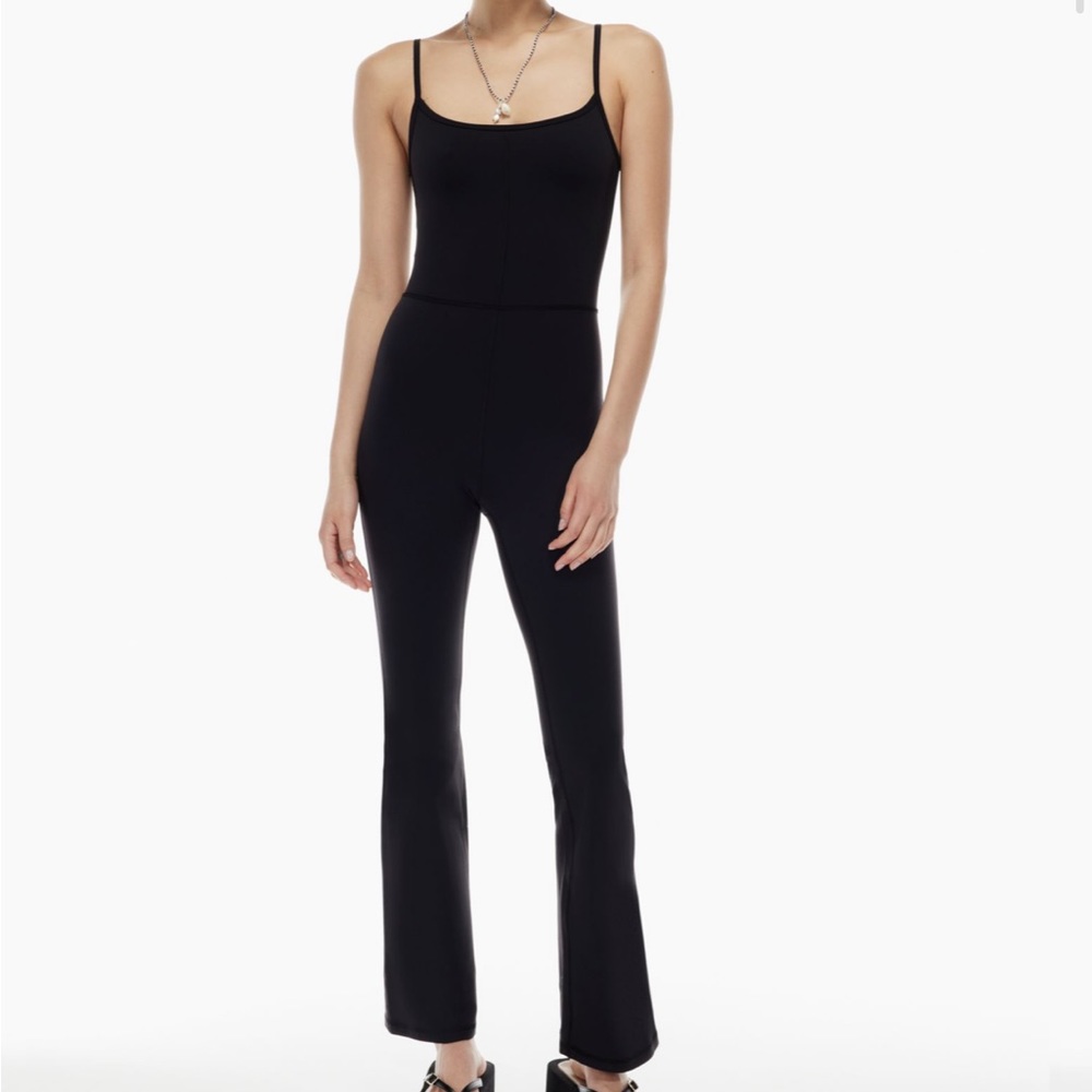 aritzia divinity flare jumpsuit